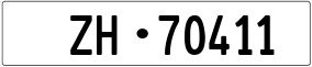 Truck License Plate